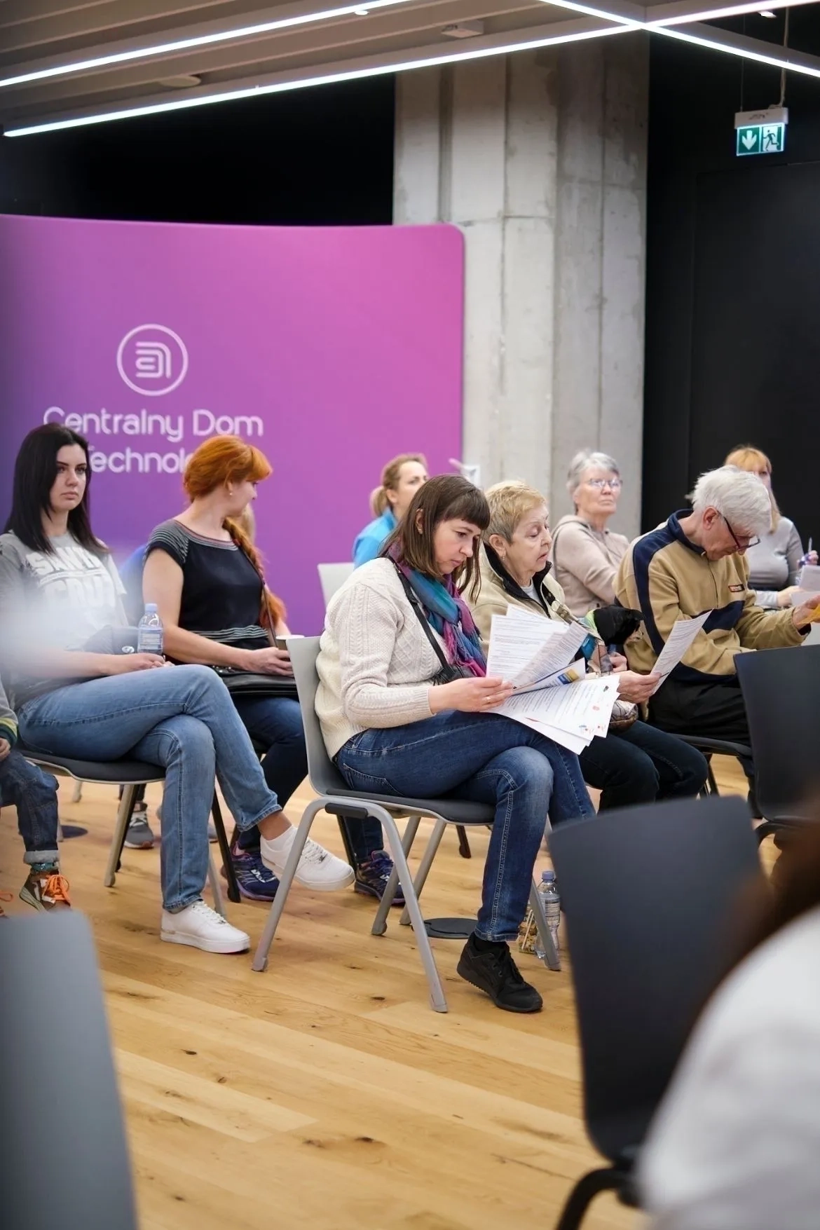 uczestnicy dnia edukacyjnego podczas szkoleń